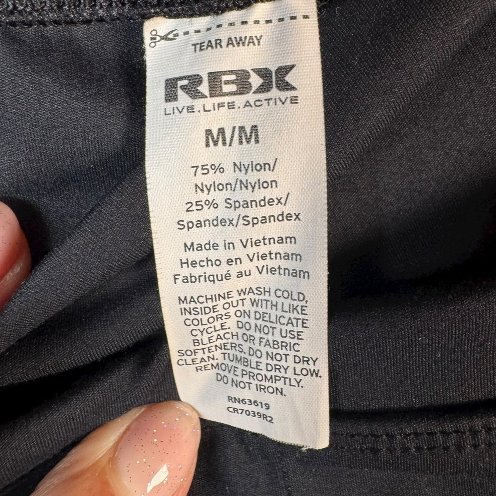 RBX Women's Medium Black Activewear Jogger Pants Athleisure Workout - Picture 3 of 5